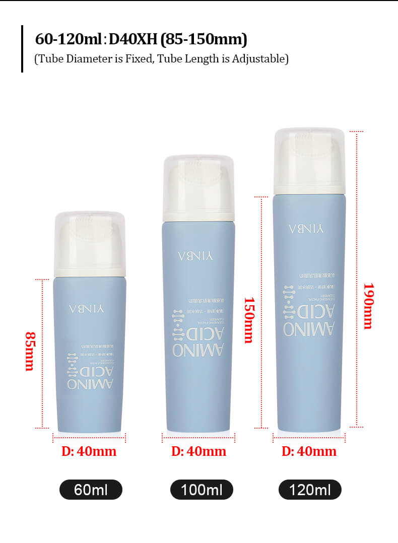 Silicone Brush Tube Blue Degradable Tube