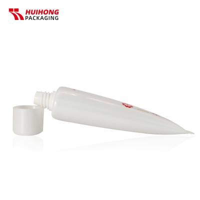 100ml Ống mỹ phẩm trắng mềm với nắp đậy Oval Oval