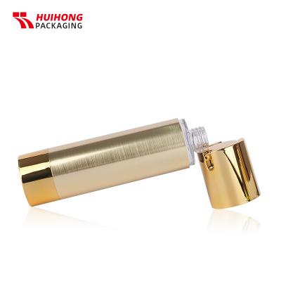 Vàng nổi bật nhựa không khí Lotion Máy bơm sương cho mỹ phẩm sang trọng