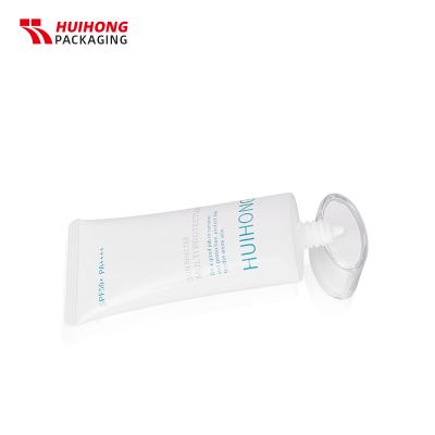 D40 5 lớp sang trọng rỗng ống bao bì mỹ phẩm chống nắng với nắp PP uv mạ điện