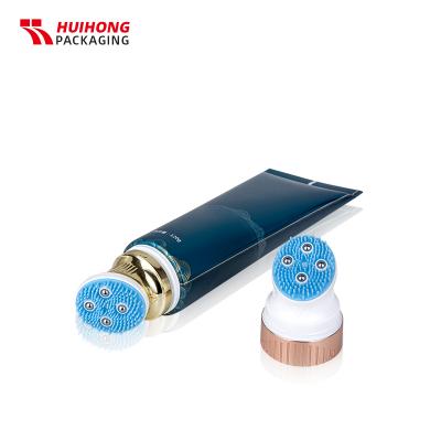 ép mía massage silicon không gỉ con lăn bi ống bôi
