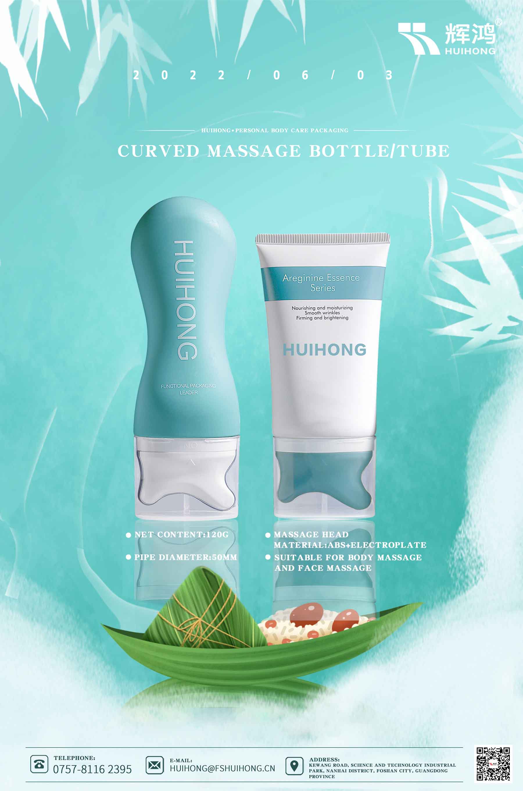 Bao bì massage chăm sóc cơ thể HUIHONG chào mừng lễ hội thuyền rồng
